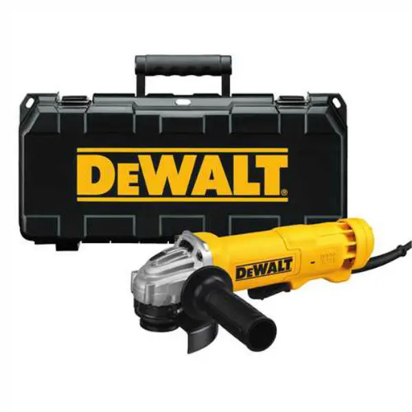 DeWalt DWE402K Small Angle AC/DC Grinder Kit 4-1/2 Inch 11A 11000 RPM