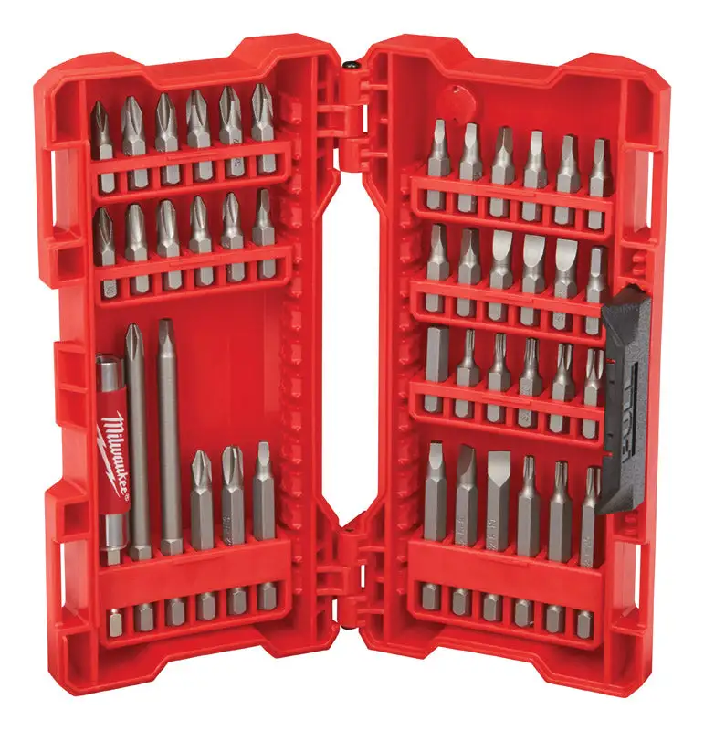 Milwaukee Shockwave 6 . Carbide Hammer Drill Bit Set Hex Shank 5 pc