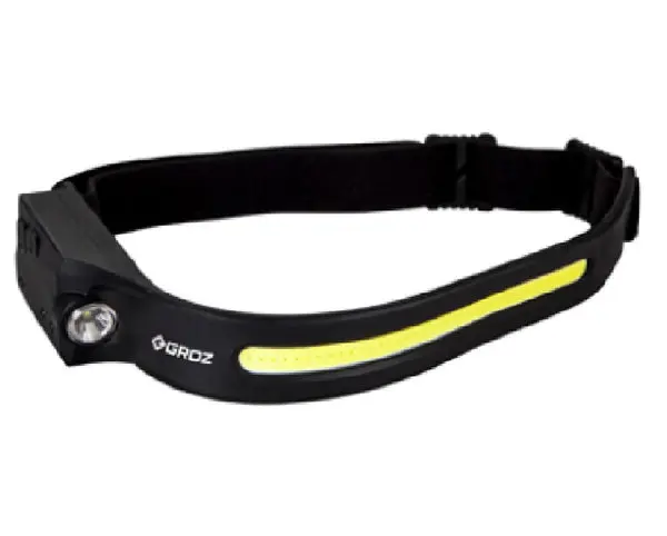 Groz LED/250 5 Watt COB Head Lamp Hands-Free Lighting