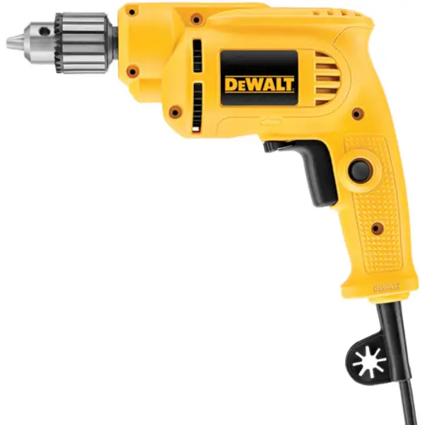 DeWalt DWE1014 Heavy Duty VSR Drill Keyed Chuck 3/8 Inch 0-2800 RPM
