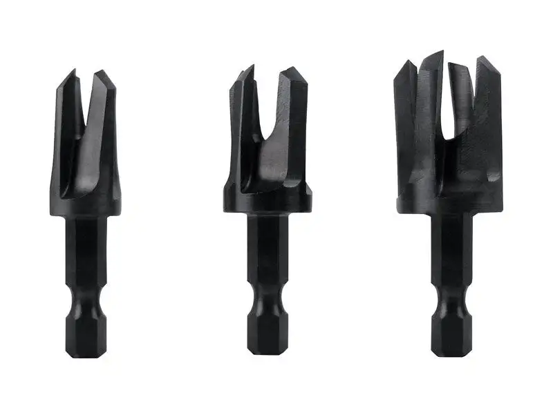 Make it Snappy 3 pc Steel Self-Centering Hinge Bit Set Cabinet Hinges