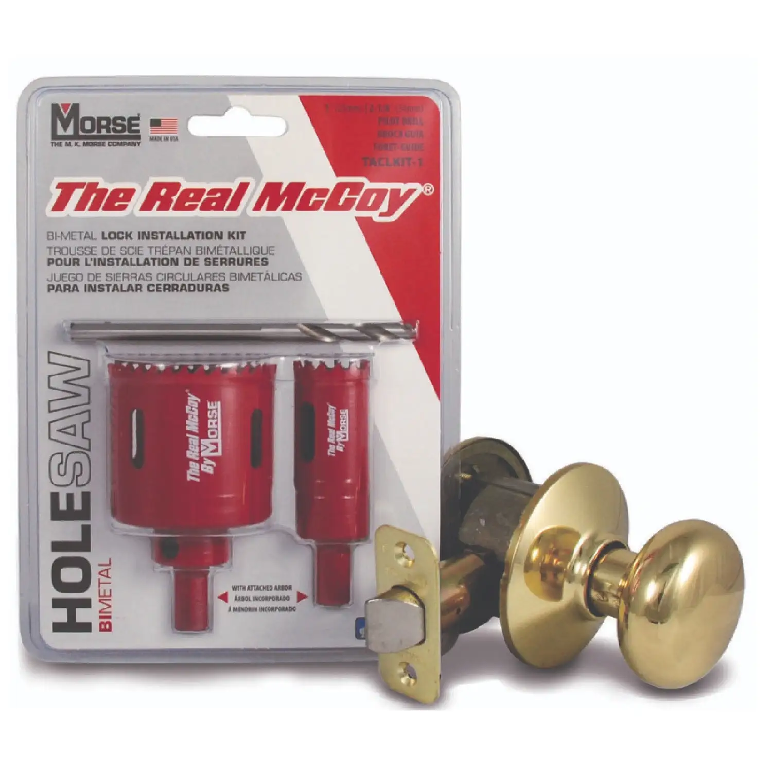 MK Morse MHSALKIT1 Real McCoy Installation Kit Bi-Metal Blade
