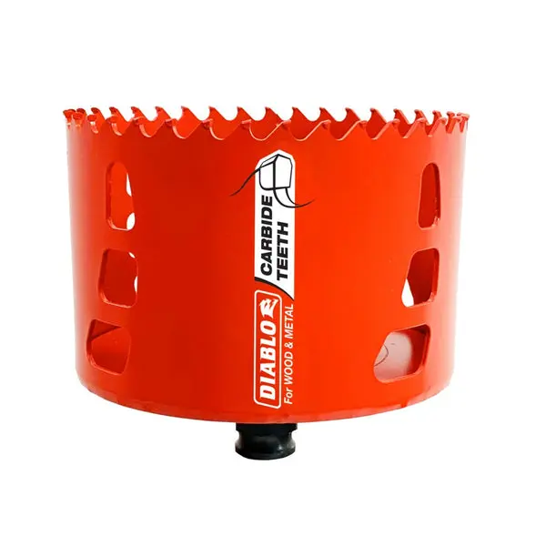Diablo DHS4000CT Carbide Tipped Hole Saw 4 Inch Metal and Wood