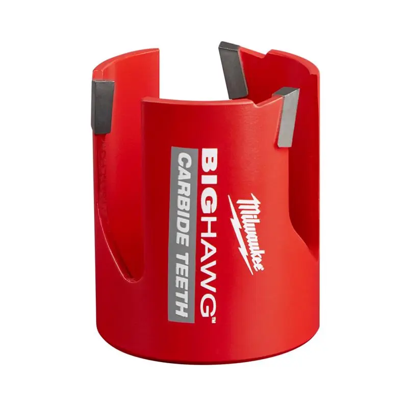 Milwaukee BIG HAWG 2-1/4 Inch Carbide Tipped Hole Saw 1/4 Inch Arbor Precision Cutting