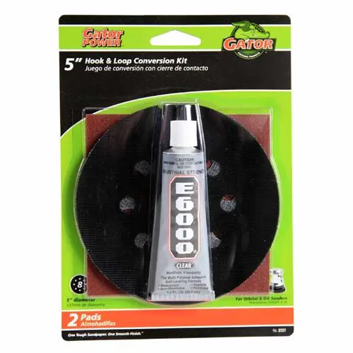 Gator 3727 5 Inch Hook and Loop 8-Hole Sanding Disc Replacement and Conversion Kit