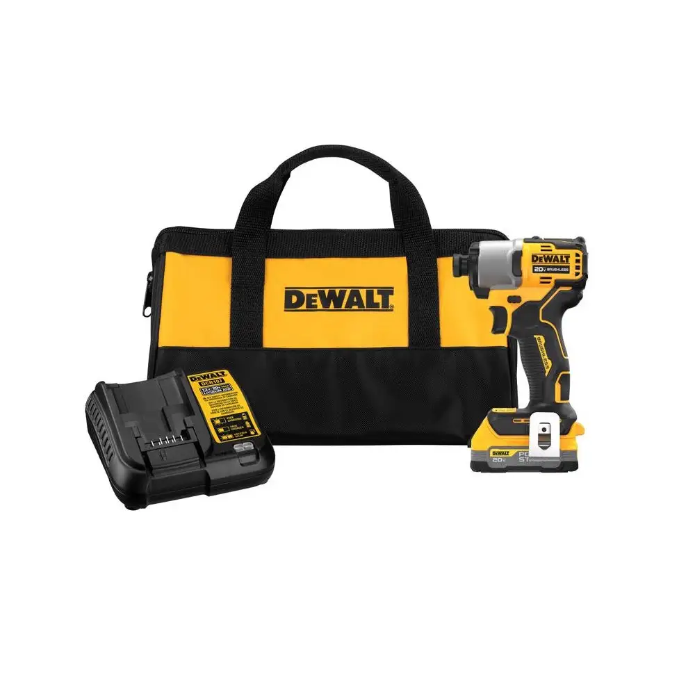 DeWalt DCF840E1 MAX Cordless Impact Driver Kit 20V Brushless