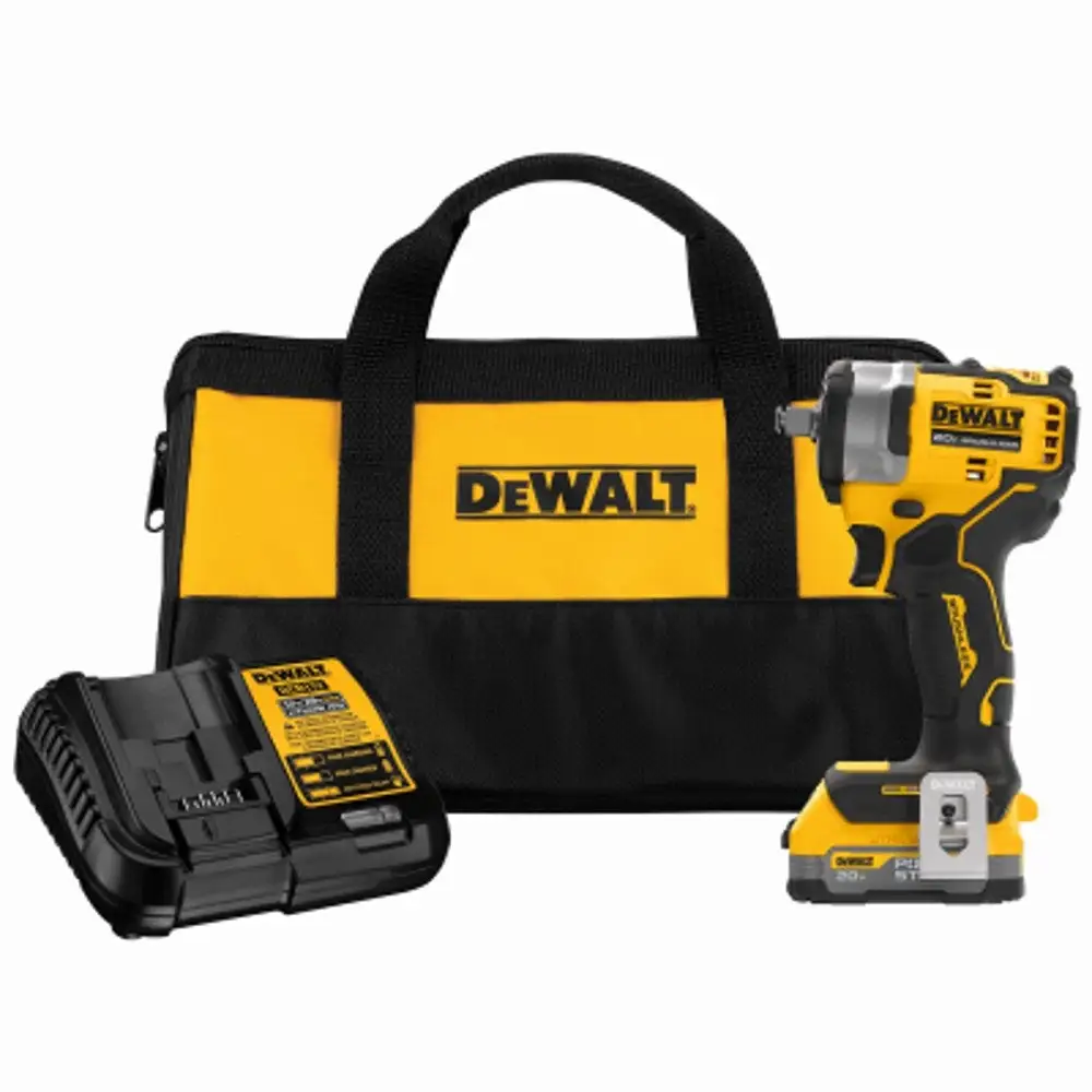 DeWalt DCF911E1 MAX 20V Cordless Compact Impact Wrench Kit