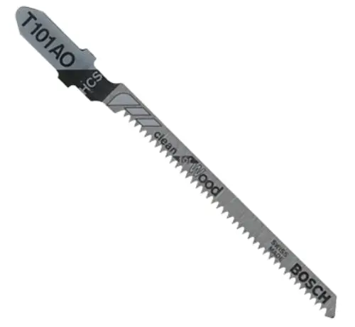 Bosch T101AO Wood Cutting Jig Saw Blade 3 Inch 20 TPI 5-Pack Precision Woodworking