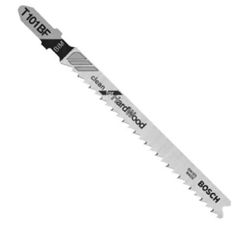Bosch T101BF Wood Cutting Bimetal Jig Saw Blades 4 Inch 10 TPI 5-Pack