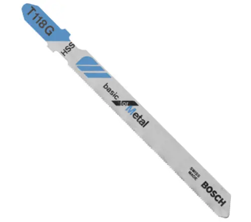 Bosch T118G 3 Inch 36 TPI Straight Cut Jig and Sabre Saw Blades 5-Pack