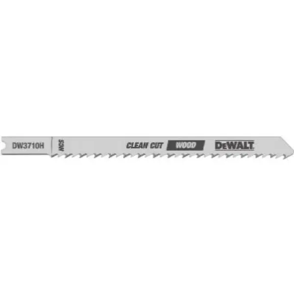 DeWalt DW3710-5 Fine Cut Smooth Finish Woodcutting Jig Saw Blades 10TPI 5-Pack