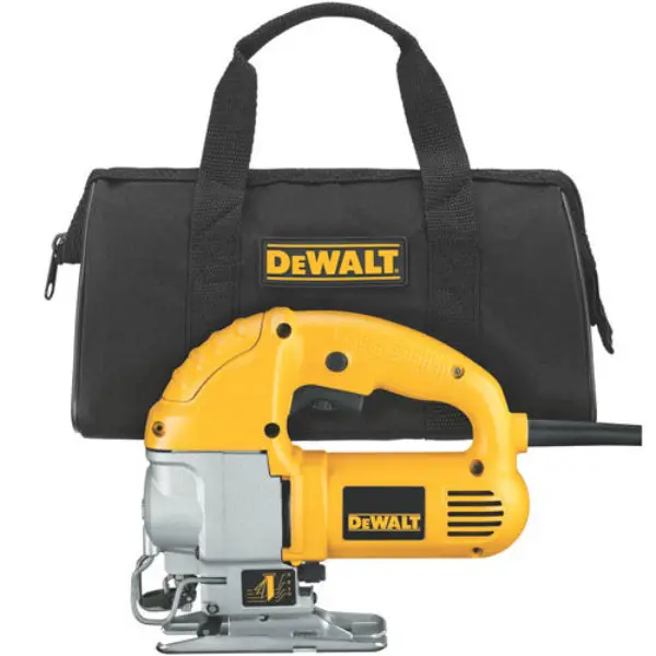 DeWalt DW317K Variable Speed Heavy-Duty Compact Jig Saw Kit 0-3100 SPM 5.5A