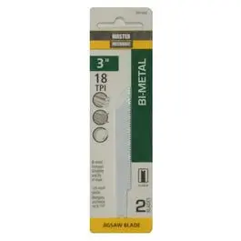 2-Pack 3-Inch 18-TPI Bi-Metal Cobalt Jigsaw Blade Fine Cutting Master Mechanic