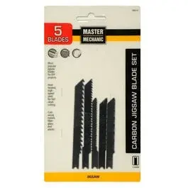 5-Piece High-Speed Steel Metal-Cutting Jigsaw Blades Set Master Mechanic