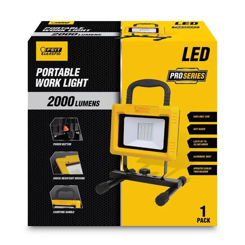 Feit Pro Series 2000 Lumen LED Corded Stand Work Light