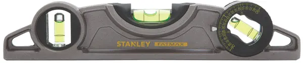 Stanley FatMax FMHT43610 9" Cast Torpedo Level Precision Leveling