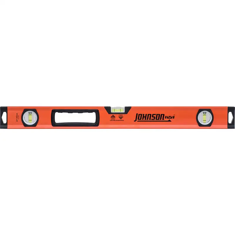 Johnson 10 . Aluminum Magnetic Torpedo Level 3 Vial Accurate Leveling