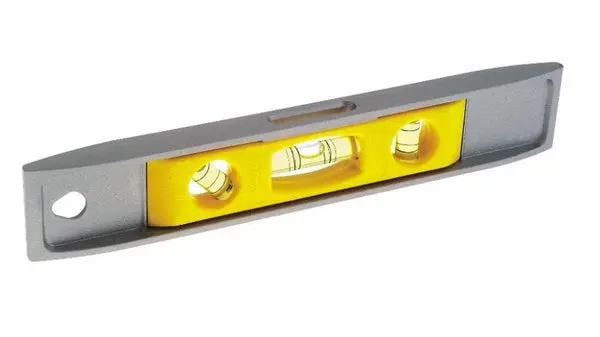 Stanley 9" Torpedo Level Aluminum Frame V-Groove Pipes