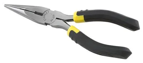 Stanley 84-032 8 Inch Long Nose Pliers Precision Work