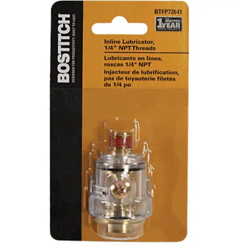 Bostitch BTFP72641 Inline Lubricator 1/4 Inch Air Tools Maintenance