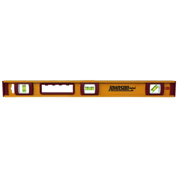Johnson Level 1234-2400 Heavy-Duty Magnetic Aluminum I-Beam Level 24 Inch