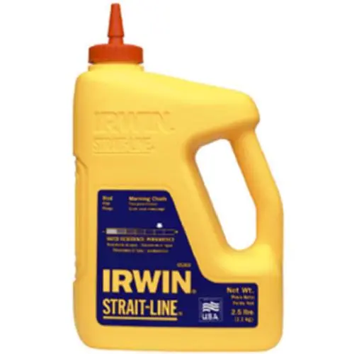 Irwin 65202 Marking Chalk 2.5 Pound Red