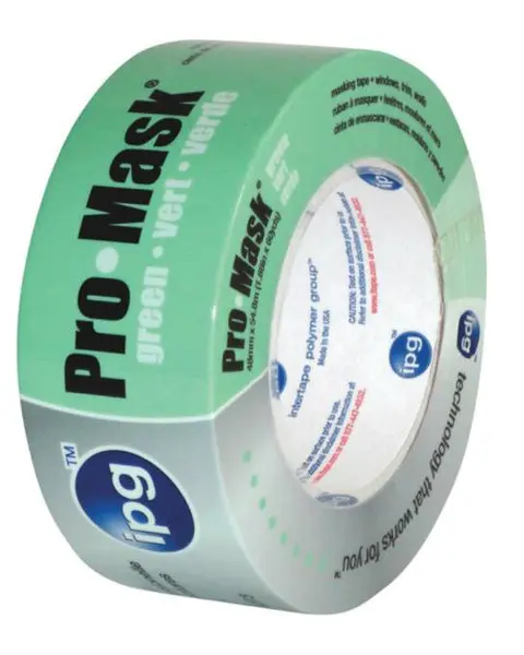 Intertape 5804-1.5 Pro-Mask Green Masking Tape 1.4x60 Yard Painting