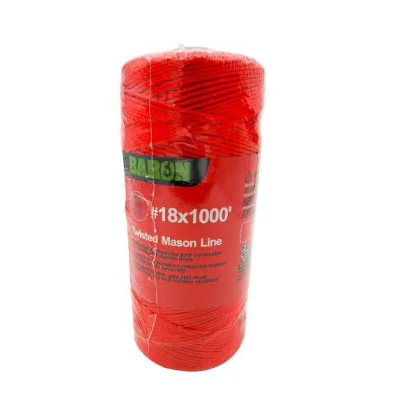 Baron 10821 Twisted Mason Line #18 x 1000 Feet Construction Layout