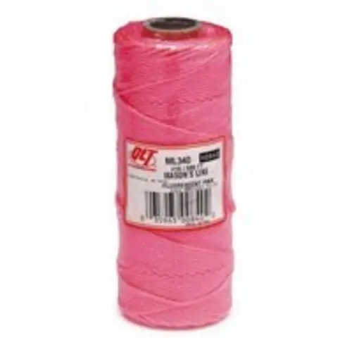 Marshalltown ML340 Braid Mason Line 500 Feet Pink Construction String