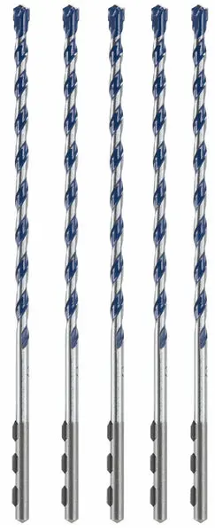 Bosch HCBG0405T BlueGranite Turbo Carbide Hammer Drill Bit Set 5-Piece
