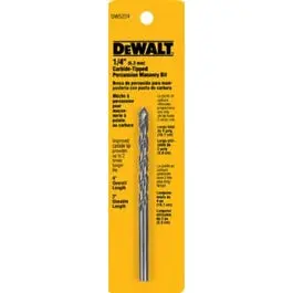 1/4 x 4-Inch Percussion Drill Bit Masonry and Concrete Dewalt