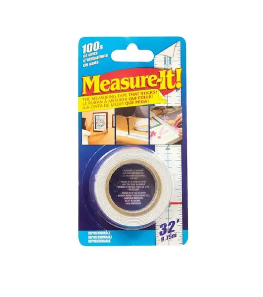 Measure It MIT32 32 Foot Adhesive Measuring Tape Measure It!