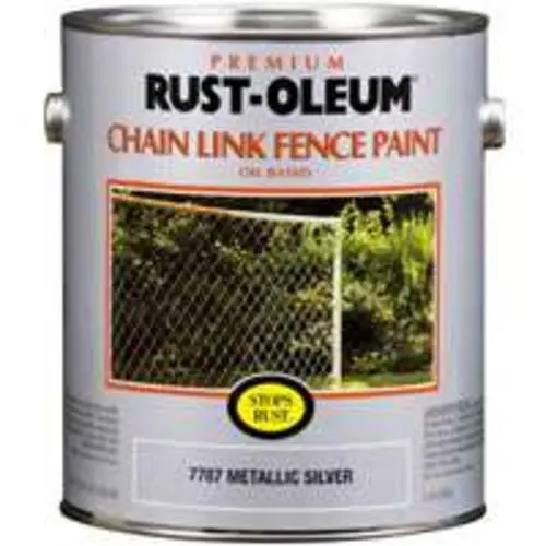 Premium 7787402 Metallic Silver Paint Gallon High Gloss Finish Paint
