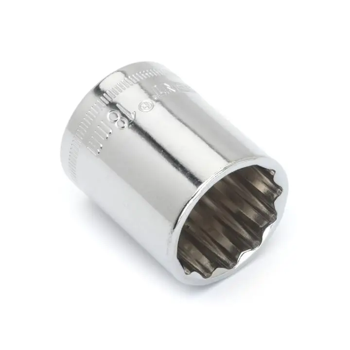 Apex Cooper Tool Crescent 3/8 Drive 12 Point Standard Metric Socket 18mm Apex Tool Group
