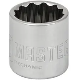 3/8-Inch Drive 20mm 12-Point Metric Socket Master Mechanic