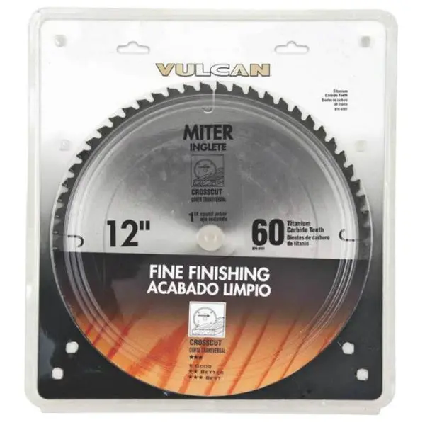 Vulcan 391281OR 12-Inch 60-Tooth Carbide Mitre Saw Blade Orange