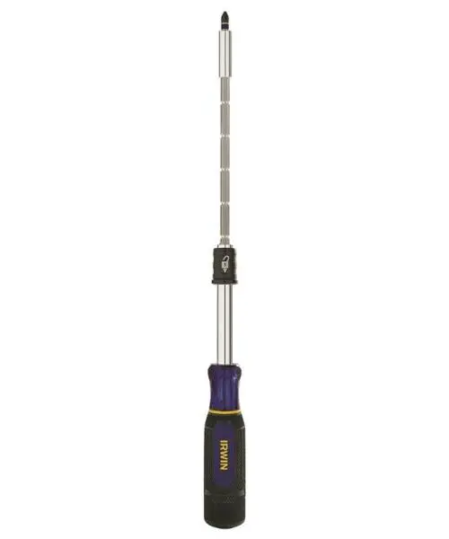 Irwin 1989793 Extending Driver Multi-Bit Screwdriver Multiple Bits Included