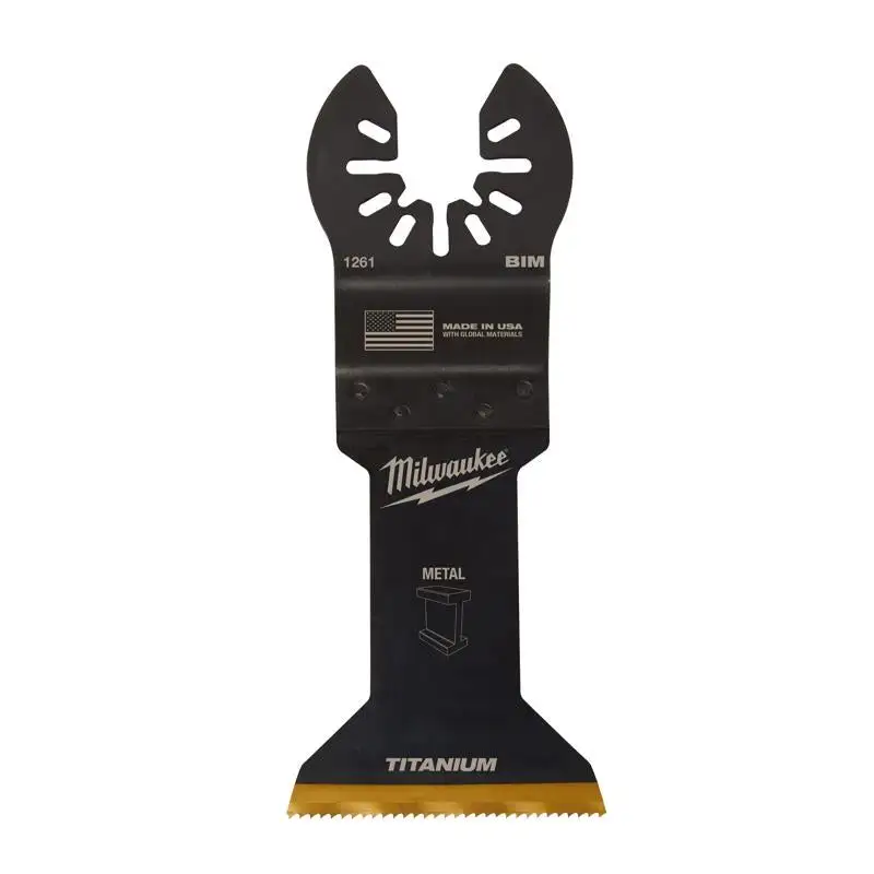 Milwaukee Universal Fit Open-Lok 4.22 . L X 1-3/4 . W Bi-Metal Multi-Tool Oscillating Blade Multi-Material