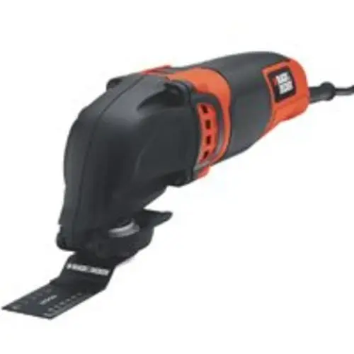 Black & Decker BD200MTB Oscillating Multi-Tool 2.0 Amp Cutting and Sanding Black u0026 Decker