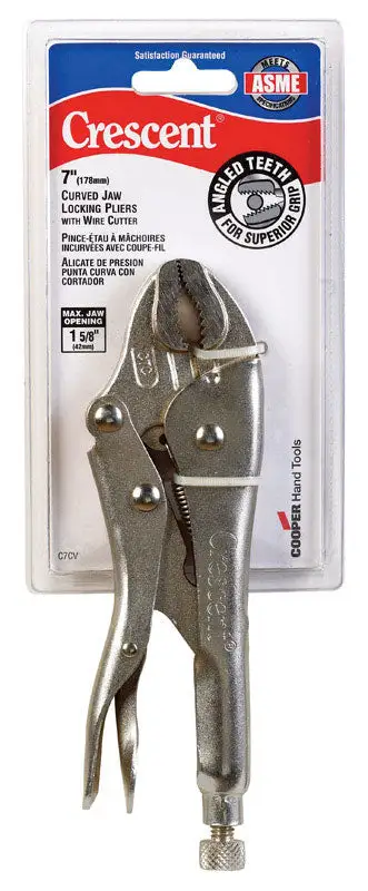 Crescent 6 Inch Alloy Steel Curved Needle Nose Pliers