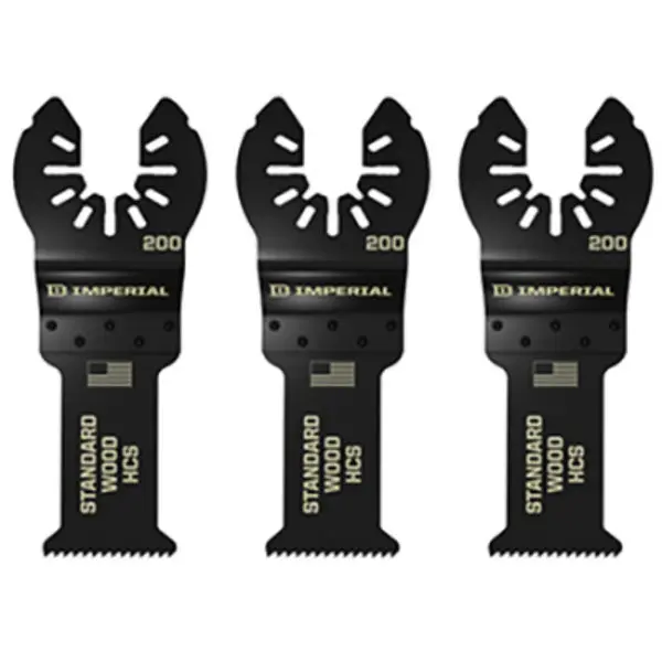 Imperial Blades IBOA200-3 OneFit Fast Wood HCS Blades 1-1/4 Inch Carbon Steel 3-Pack