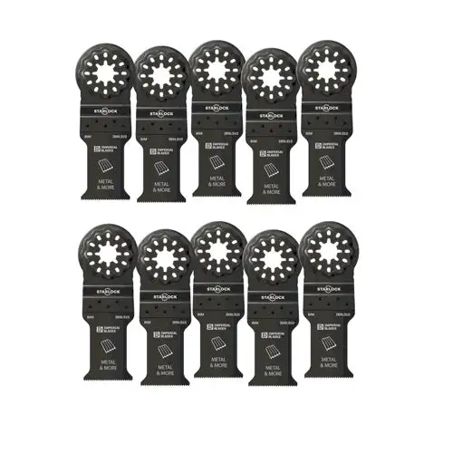 Starlock Metal/Wood Blades - Best Low Price Building Hand Tools Multi-Material Cuts Imperial Blades