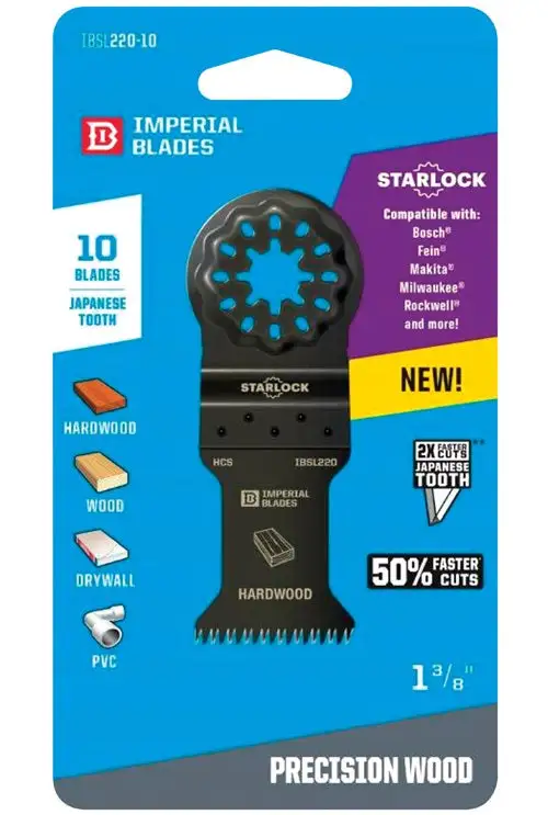 Starlock Universal Wood & Metal Flush Cut Blades - Best Low Price Electrical Hand Tools Imperial Blades