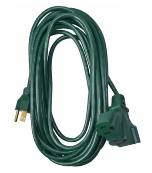 Woods 984413 Power Block Outdoor Green Extension Cord 50 Feet
