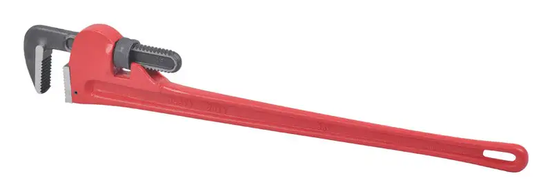 Steel Grip Pipe Wrench 36 Inch Length Heavy Duty Plumbing Work