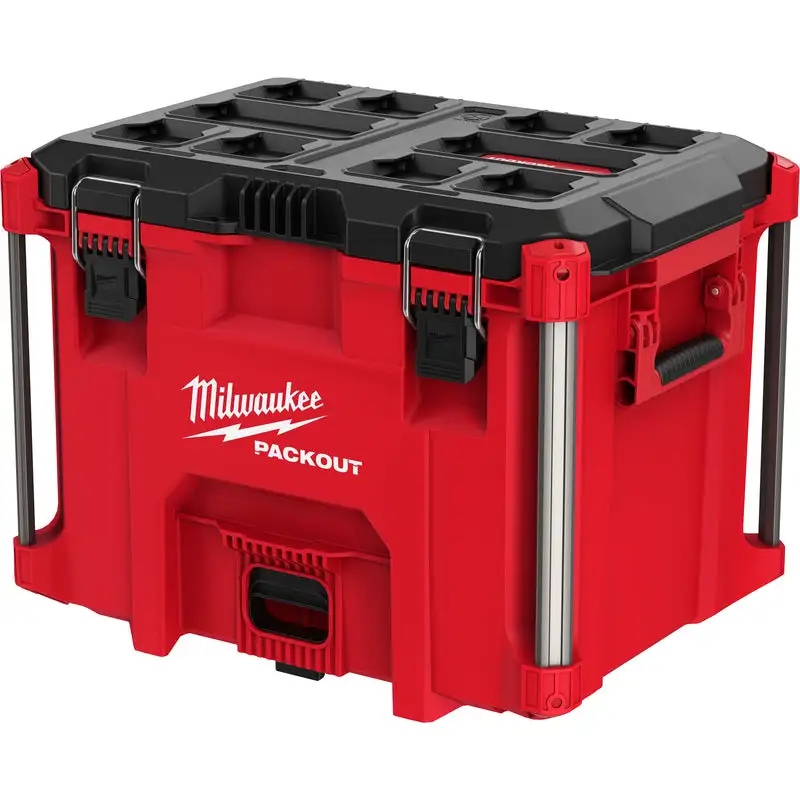 Milwaukee PACKOUT 22 Inch XL Tool Box Black and Red