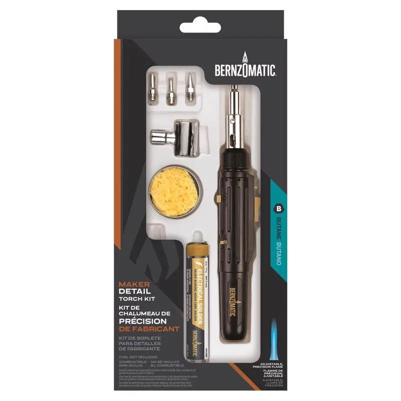 Bernzomatic 5-1/2 oz 3--1 Torch Kit - Multi-Purpose Propane Torch Kit