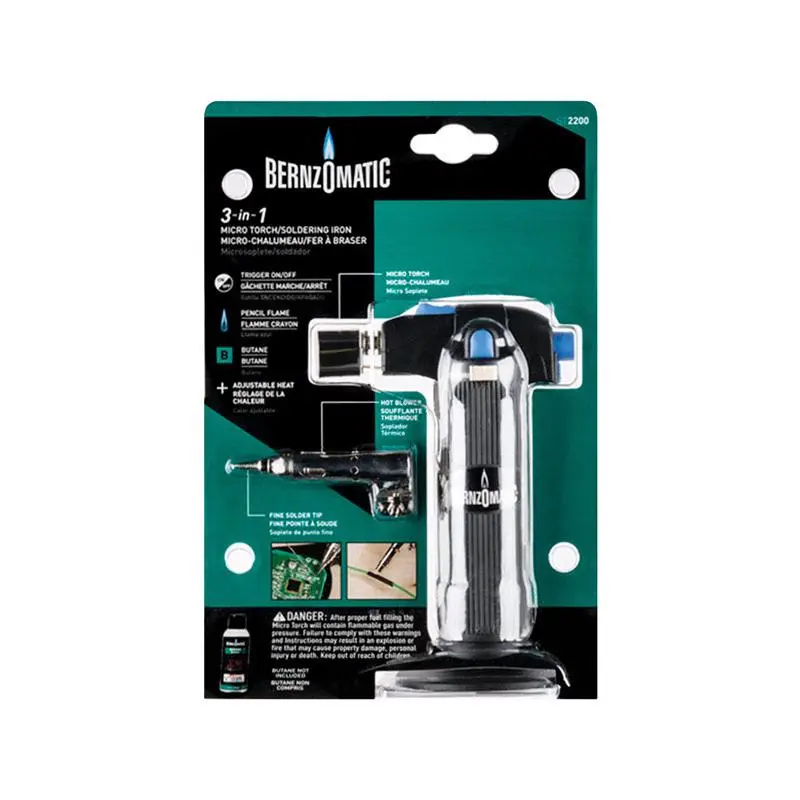 Bernzomatic 16 oz Reach Torch - Single Piece Extended Reach Propane Torch