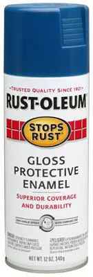 Rust-Oleum 7727-830 Stops Rust Protective Enamel Spray Paint 12oz Royal Blue