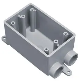 PVC Field Service Split Box Single Gang 0.75-Inch Electrical Use Carlon